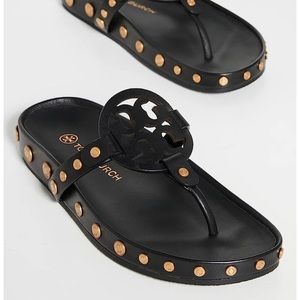 Tory Burch Women's Miller Cloud Coin Sandals